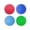Vibrant Series, variant on Reusable Laundry Dryer Balls - Eco Friendly Fabric Softener Alternatives Soften and Fluff Laundry Wrinkle Release(Set of 4 Random Color)