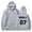 Gray, variant on Kpop New Jeans Merch Hoodie NewJeans Minji 07 Long Sleeve Streetwear Men Women Hooded Sweatshirt