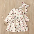 thumbnail image 3 of Vestido de princesa de Papá Noel navideño para niñas recién nacidas con diadema., 3 of 8