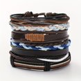 thumbnail image 4 of 24pcs Vintage Leather Braided Bracelet Set - Perfect for Men's Gifts & Daily Decoration!, 4 of 4
