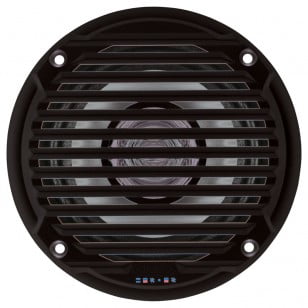 ASA Electronics Speaker MS5006BR 5 Inch Round Dual Cone; 30 Watts; 4 Ohm; 79 Hz Through 20 KHz Frequency Response; 91 Decibel Sensitivity; 2.9 Oz Magnet; 1-1/2 Inch Mounting Depth; Black; Set Of 2