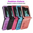thumbnail image 3 of Luxury Glitter Leather Card Slot Wallet Case For Samsung Galaxy Z Flip 6, iPhone 13 Pro Max, 3 of 5