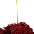 thumbnail image 4 of Northlight Glitter Pine Christmas Ball Ornament - Red - 6", 4 of 5