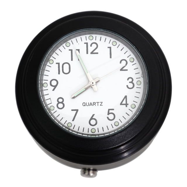 Reloj luminoso Irfora Reloj colgante para scooter eléctrico, reloj desmontable universal con función luminosa, reloj brillante para motocicleta, accesorio electromóvil Irfora Reloj luminoso