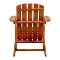 thumbnail image 6 of Westport Outdoor Patio Traditional Acacia Wood Adirondack Chair, Light Brown, 6 of 9