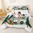 thumbnail image 3 of Erosebridal Kids Cartoon Car Butterflies Queen Comforter Set 3pcs,Teens Rustic Cottage Bedding Comforter Set,Ultra Soft Home Decor, 3 of 6