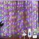 thumbnail image 1 of Cortina String Lights SINAMER 600LED multicolor de 6 x 3 m, 1 of 6