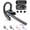 Gunmetal, variant on Headset, 72H Talktime Earpiece for Cellphone with 500mah Case V5.1 Mic Noise Cancelling Hands-Free Earphones for Office Driver