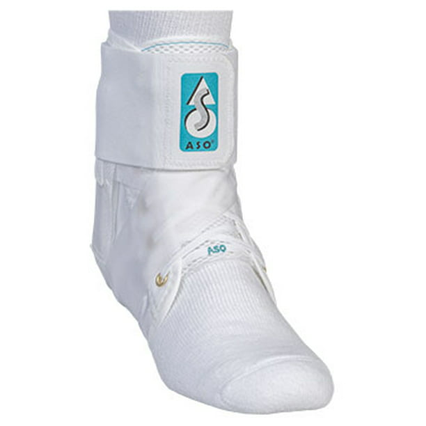 Med Spec ASO Ankle Stabilizer Orthosis with Plastic Stays , White ...
