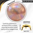 thumbnail image 3 of Angel Aura Rose Quartz Crystal Ball Sphere 2" Inches, 3 of 6