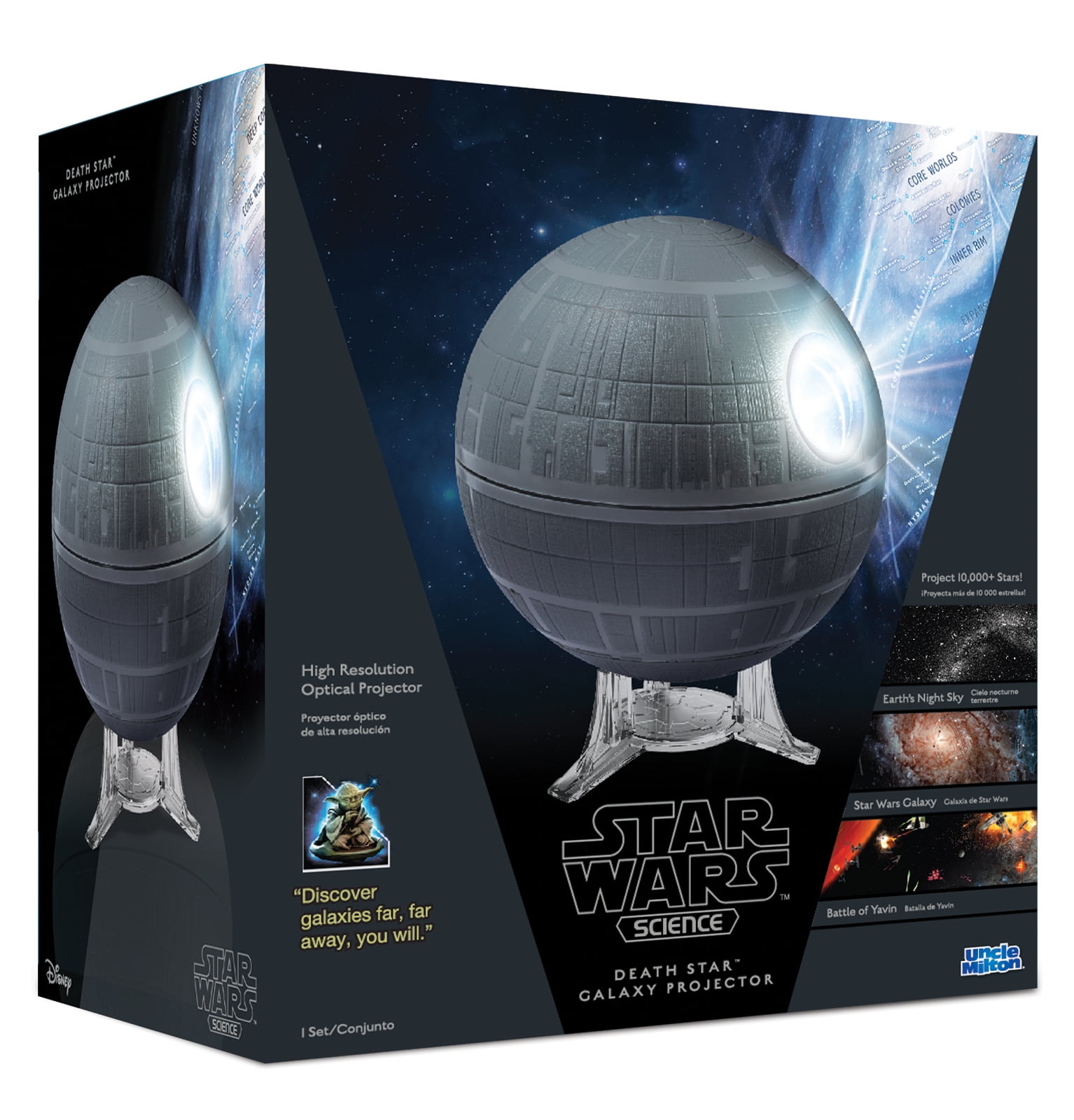 Uncle Milton Star Wars Science Death Star Galaxy High Res Optical Projector