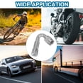 thumbnail image 6 of Uxcell Valve Stem Extension, Universal Tire Valve Stem Extenders Adaptor Compatible for Cars Bicycles Motorcycles Silver, 6 of 6