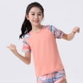 thumbnail image 5 of GYRATEDREAM Girls Athletic Shirts Short Sleeve Active T-Shirts Dry Fit Sports Workout Shirts for Kids Teens , 5-6 Years, 5 of 7