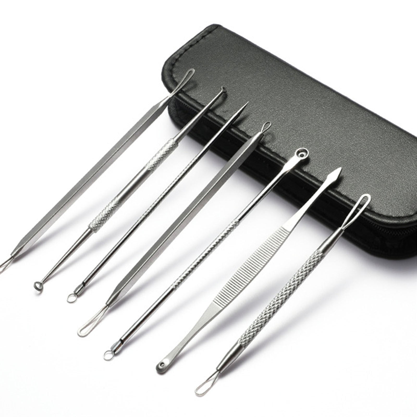 Blackhead Remover Pimple Tool Comedone Zit Extractor Kit For Nose Facial Pore Extraction Popping Needle