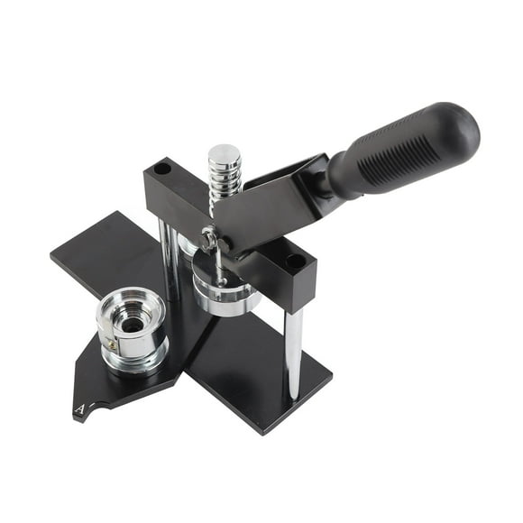 Button Maker Machine, Key Chain Maker 32mm Pin Maker Paper Cutter Set Button Stamping Maker Kit for DIY Gift