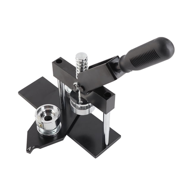 Button Maker Machine, Key Chain Maker 32mm Pin Maker Paper Cutter Set Button Stamping Maker Kit for DIY Gift