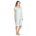 thumbnail image 2 of Casual Nights Women's Cap Sleeves Floral Lace Nightgown, 2 of 5