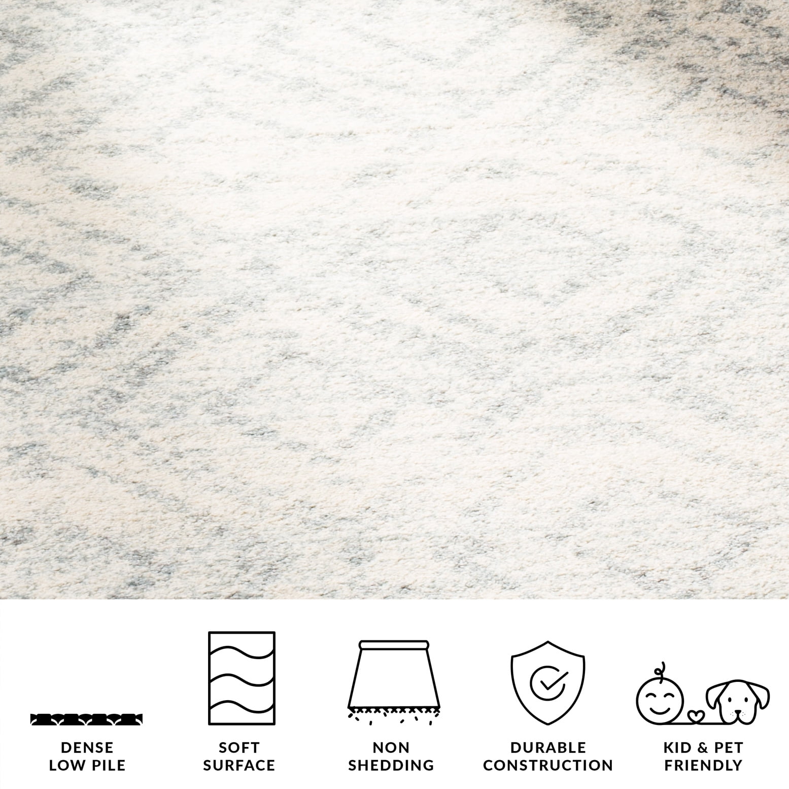 Safavieh Adirondack Lecia Geometric Area Rug, Ivory/Light Blue, 8' x 10'
