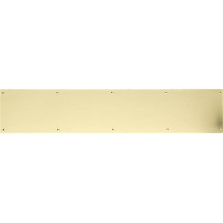 

BRASS Accents A09-P0830-PVDADH 8 in. x 30 in. Kick Plate Lifetime Polished Brass Adhesive Mount