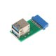 thumbnail image 2 of Adaptador USB 3.0 A hembra Hugo 2 puertos a 20 pines 2 piezas, 2 of 7