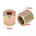 thumbnail image 2 of 50Pcs Male / Female End Union Brake Pipe Screw Nuts M10 x 1mm 3/16Inch OD Copper Brake Tubes Line Pipe Fittings Metric, 2 of 7