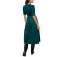 thumbnail image 2 of Derek Lam 10 Crosby womens  Claire Mixed Media Puff Sleeve Dress, 8, 2 of 2