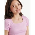 thumbnail image 3 of Justice Girls Mesh Hem Tulip Short Set, Sizes XS - XLP, 3 of 7