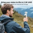 thumbnail image 3 of W & O Q7 Rotating Lens 2.5K 100 MP Action Video Camera with Memory Card, White, 3 of 10