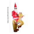 thumbnail image 1 of Teissuly Christmas Santa Claus Inflatable Costume Role Play Costume Stage Performance Props Teissuly WER202310060736, 1 of 8