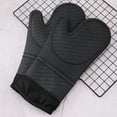 thumbnail image 6 of KYAIGUO 2PCS Kitchen Oven Mitts High Heat Resistant Mini Oven Mitts Non-slip Surface with Hanging Loop for Grilling, Baking, Cooking and Barbecuing, 6 of 10