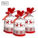 thumbnail image 1 of 26-27 Christmas Drawstring Gift Bag, 50 Pieces Per Pack, Festive Red Reindeer Christmas Gift, Cute Candy Bag, Happy Anniversary Plastic Bag, 1 of 4