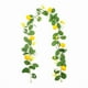 thumbnail image 4 of Guirnalda de limones artificiales, fruta falsa, adorno de primavera y verano, flores artificiales, vegetación Estilo D, 4 of 9