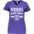 thumbnail image 3 of Inktastic Nebraska Awesome Since 1867 Women's V-Neck T-Shirt, 3 of 5