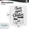 thumbnail image 3 of Christian & Shopping Bags Canvas Wall Art, design by Amanda Greenwood, 3 of 8