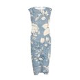 thumbnail image 4 of Puliio Summer Dresses for Women Sleeveless Round Neck Floral Print Loose Midi Casual Dress, 4 of 5