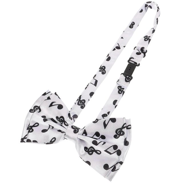 It looks like you're describing a product listing for a **musical note bow tie**! Here's a polished and professional version of that description
