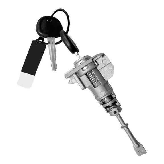 81970-2BA00 Left Front Driver Side Door Lock Cylinder with 2 Keys Replacement for Hyundai Santa Fe 2007-2010, Replaces 819702BA00