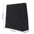 thumbnail image 3 of Housse de Table de Ping-Pong (Table Tennis) Imperméable pour Usage Intérieur et Extérieur, Noir, 185 x 70 x 165 cm, 3 of 5