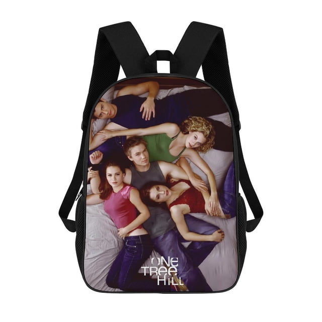Tree Hill-theme Backpack, Campus style schoolbag Bookbag with Adjustable Shoulder Straps And Large Zip Compartment, Unisex Travel Bags.
