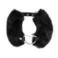 thumbnail image 2 of Fairnull Collier Ras du Cou en Peluche Cœur Dames Collier Réglable Exagéré Costume Cosplay, 2 of 8