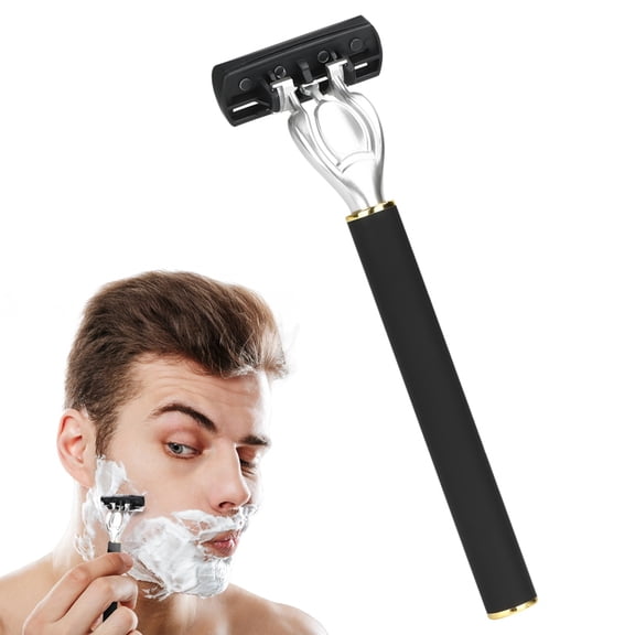 ใBlack Morandi Razor Standใ1 piece; 24 pieces of razor blades Manual razor stand handle, stainless steel razor handle stand is a nice Christmas