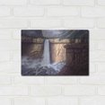 thumbnail image 3 of Luxe Metal Art 'Canyon Cascade' by R. Hed, Metal Wall Art, 16"x12", 3 of 7