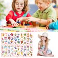 thumbnail image 1 of Etiqueta Engomada Del Tatuaje Temporal 30pcs 3D impermeable tatuaje dinosaurio niños cuerpo brazo tatuaje temporal para fiesta Wdftyju  Libre de BPA, 1 of 3