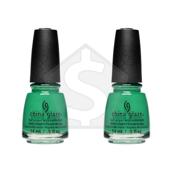 Lot de 2 - Vernis à Ongles CHINA GLAZE (0.5 fl.oz/14ml) - Émeraude Bae