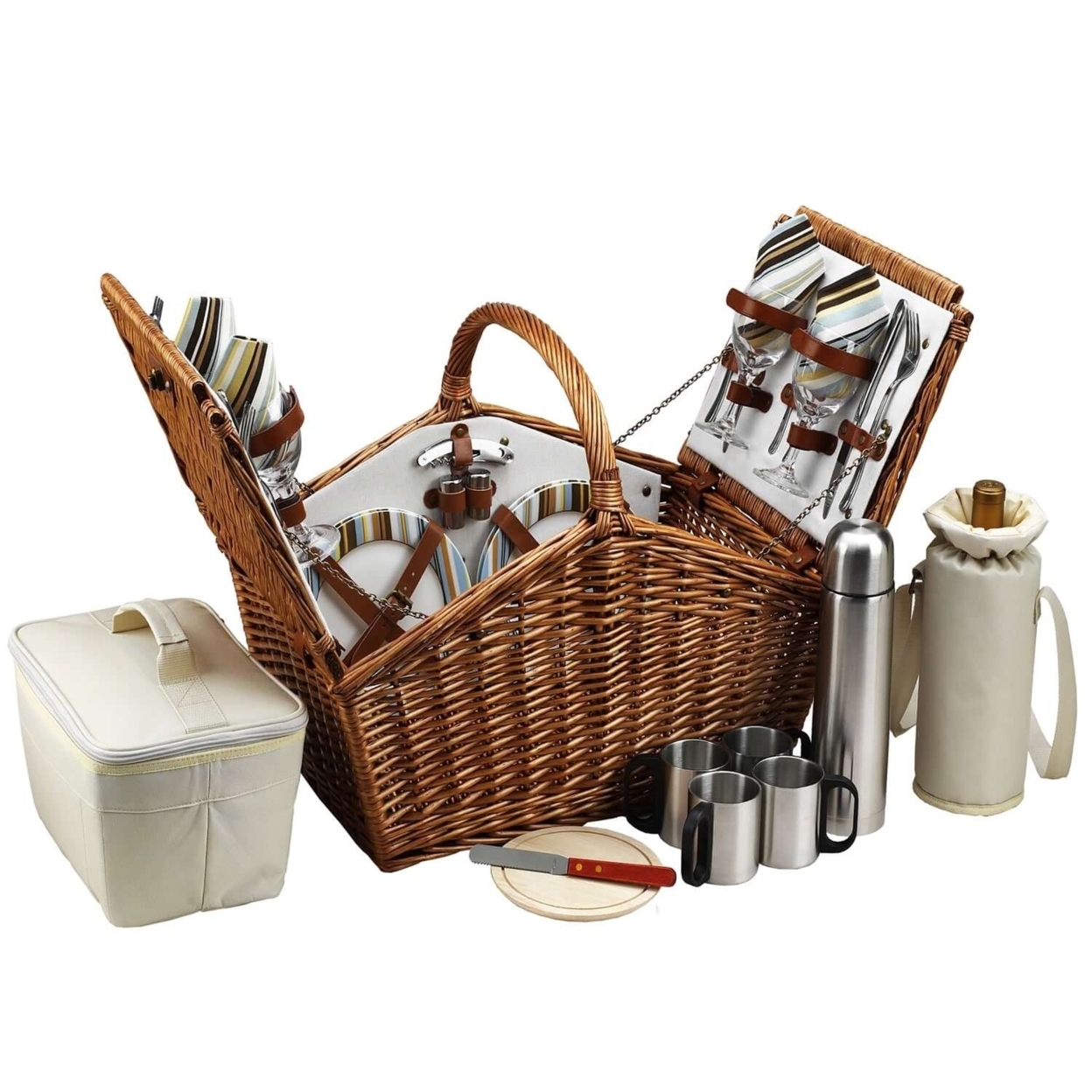 Picnic at Ascot Huntsman Basket for 4 w/coffee service