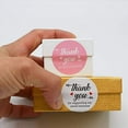 thumbnail image 2 of Infi-Touch 2" Pink Round Thank You for Supporting My Small Business Stickers - 500 Ct. in Box, 2 of 3