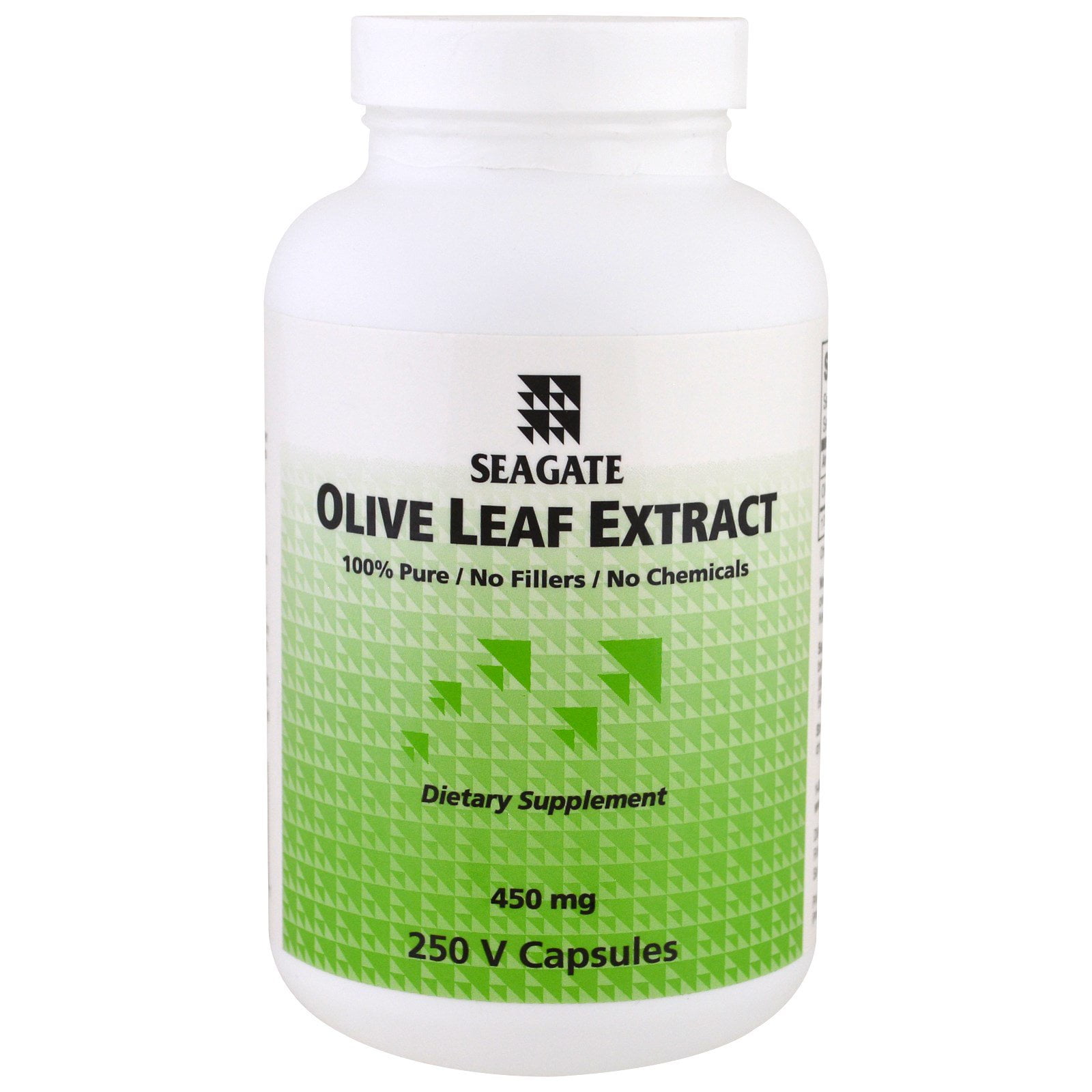 Seagate Olive Leaf Extract, 450 mg, 250 V Capsules