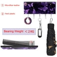thumbnail image 5 of PhooArto Key Holder for Wall Decorative with 5 Key Hooks, Galaxy Butterfly Purple Pattern Holders Wall Mount Organizer with Mail Key Rack, Self Adhesive, 5 of 7
