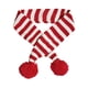 thumbnail image 3 of Bufanda de punto navideña para perro, bufanda navideña para perro, mini animal para disfrazarse de fiesta S Blanco Raya Roja, 3 of 9