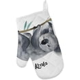thumbnail image 6 of Dreamtimes Oven Mitts and Pot Holders with Chef Apron 3Pcs Set Koala on Tree Non Slip Heat Resistant Gloves for Baking Cooking BBQ, 6 of 7